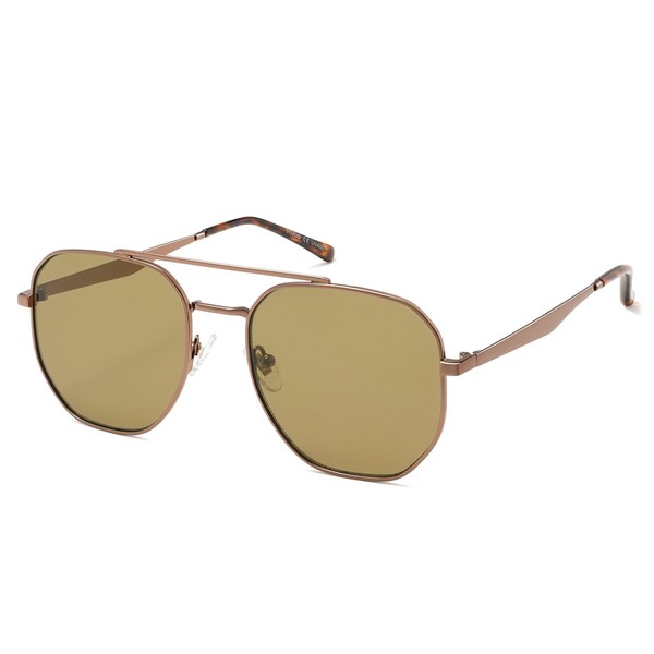 SOJOS Classic Retro Square Aviator Sunglasses for Women Men Hexagonal