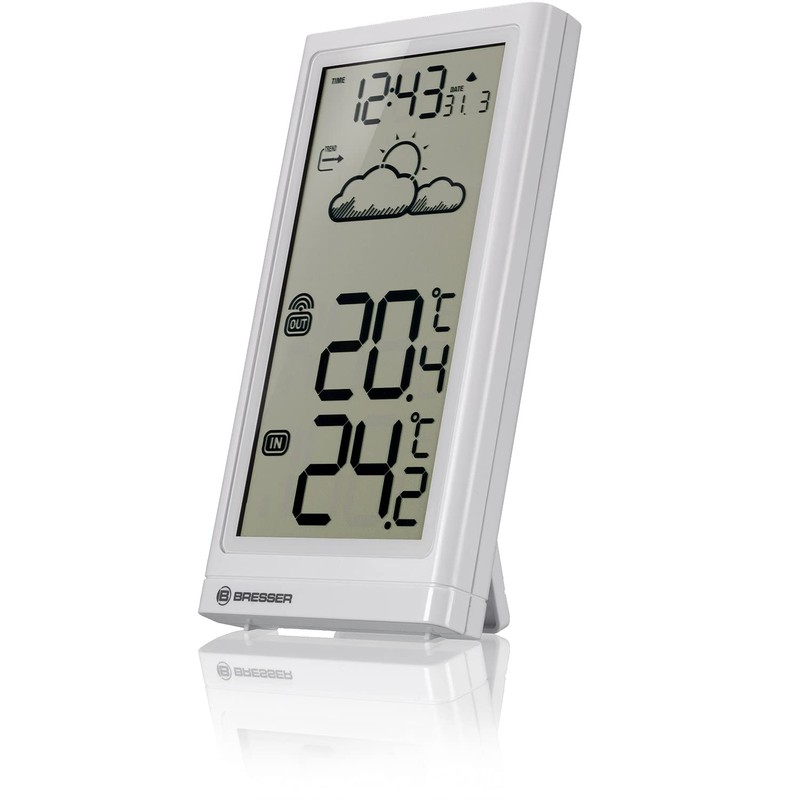 Bresser Meteo Temp Wireless Weather Station with Outdoor Sensor, Thermometer