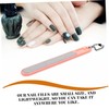 Ipetboom 4pcs Manicure Nail Files Portable Nail File for Natural