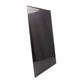 Risch Menu Cover Holder Board, Heat-Sealed, Double-Sided Black Page Hardboard Holder with Clear Pocket Protector Corners – for Restaurants, Wine List, Pubs, Breweries, Bars, 8.5” x 14”, (Pack of 12)