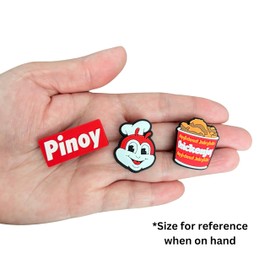 12 PCS Filipino Shoe Charms, Shoe Charms for Clog Shoes, Cute Shoe Charms, Birthday Gift, Party Favors, Stocking Stuffer for Adult Kids Men Women Girls, Red, Blue, Yellow, Green