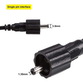 4 PCS Power Extension Cables with Single Pin for LED Outdoor Spotlight（13.14ft per Cables, IP65 Waterproof）