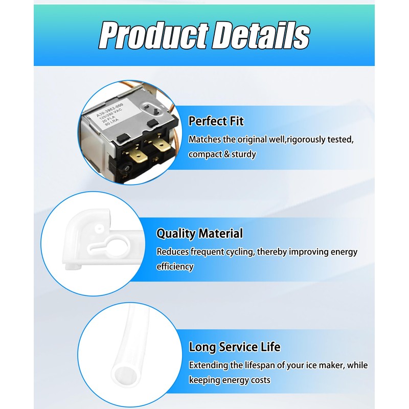 A30-3952-000 New Upgraded Ice Machine Bin Thermostat Kit