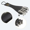 3 in 1 Ebony Tailpiece with Rope Fine Tuners Kits