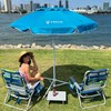 AMMSUN Shade Umbrella, Premium Portable Umbrella with Stand, 6.5ft Lightweight