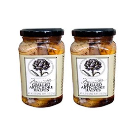 Trader Joe's Grilled Artichokes Halves (2 Pack, Total of 24oz)