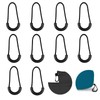 Zipper Pulls Compatible with Osprey,10PCS,Removable U Shape Zipper Pull Replacement