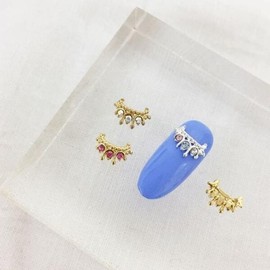 p266 nail parts 1 cubic metal jewelry GWM / p266네일파츠 1개입 큐빅메탈쥬얼리 GWM