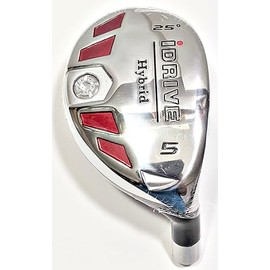 Men's I-Drive #5-25° Loft Hybrid Golf Club with Graphite Shaft, Stiff Flex