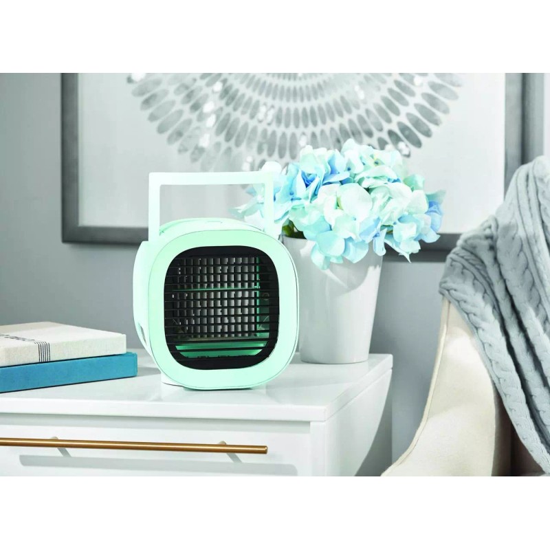 Mainstays Personal Mini Air Cooler with Dual Charging USB &