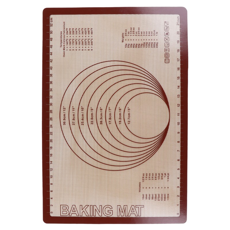 Silicone Glass Fiber Baking Pan Mat Kneading Mat Baking Sheet