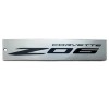 MIDWEST CORVETTE C8 Corvette ZO6 Silver Steel Magnet Emblem Dusted
