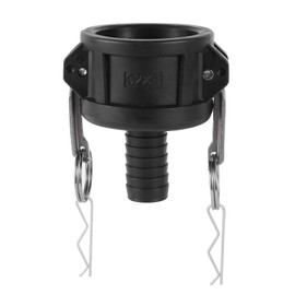 FOGWOWO Polypropylene Camlock Fittings, Cam and Groove Hose Screw, Standard Type C Cam Lock Fittings, Female Coupling with 1 Inch Male