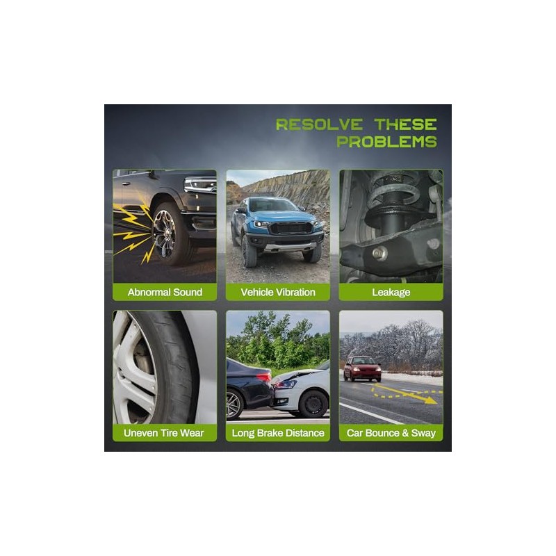 AUTOSAVER88 Front Complete Struts Rear Quick Strut Compatible with 2003-2007