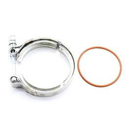 PB Turbo Air Outlet Elbow V-Band Clamp + O Ring Compatible for Dodge Cummins 12v, 24v, 94-02