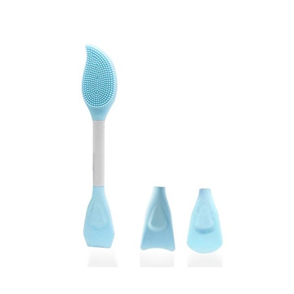 3 In 1 Double-Ended Silicone Face Cleansing Brush and Mask