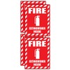 Fire Extinguisher Inside Vinyl Decals | Stickers | Labels