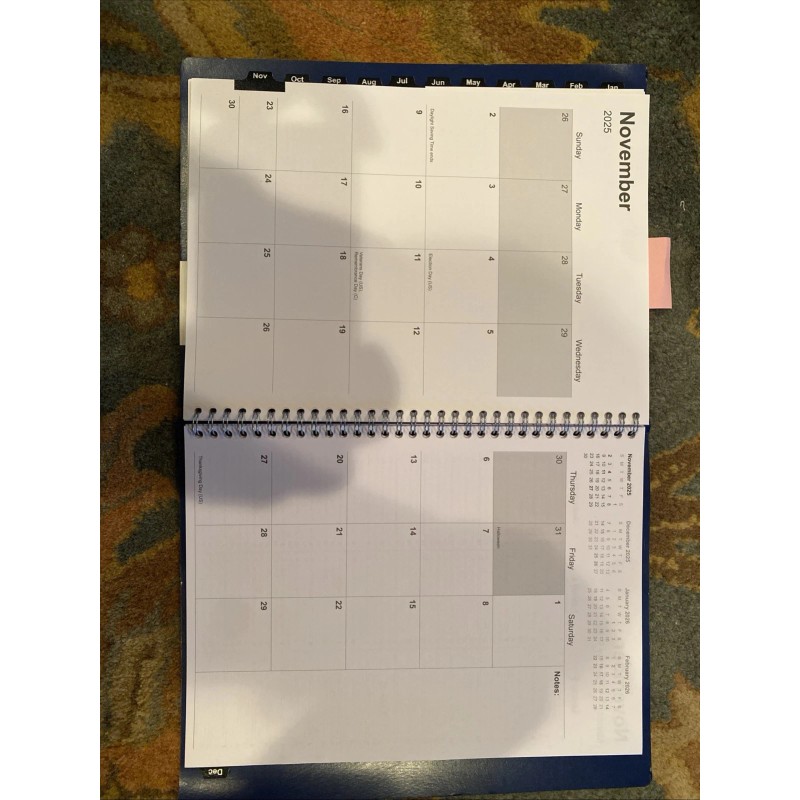 Staples Dec 24-jan 26 14 Month Planner 8.5" x 11"