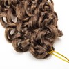 GoGo Curl Crochet hair 18inch Water Wave Crochet hair Ombre