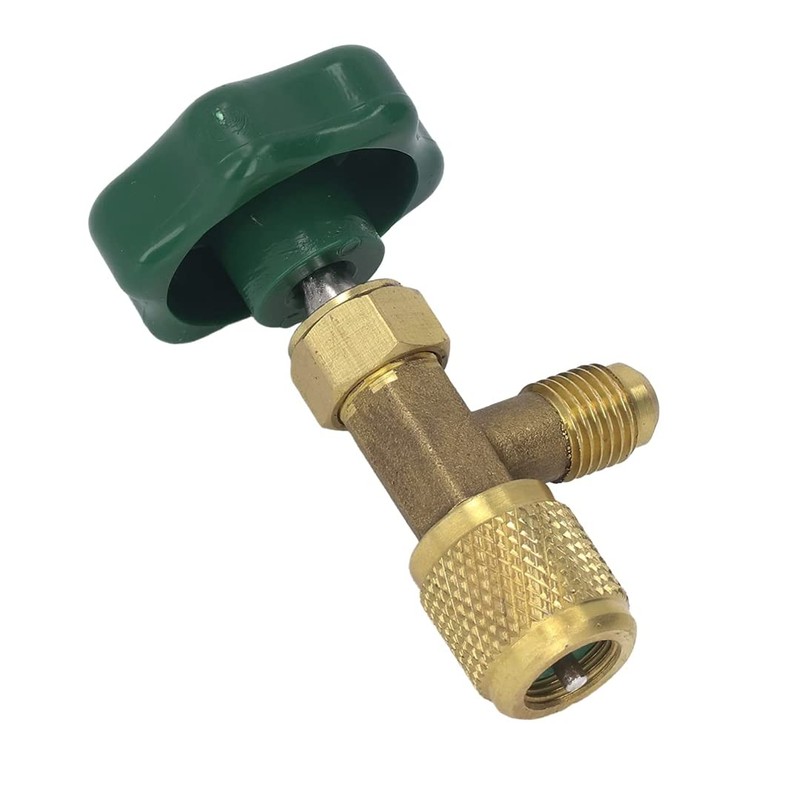 REFRIGERATION GAS R600 R600a BOTTLE ADAPTOR HAND VALVE HS-341