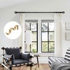 Kowibcl 3PCS Double Curtain Rod Brackets,Fits up to 1 and