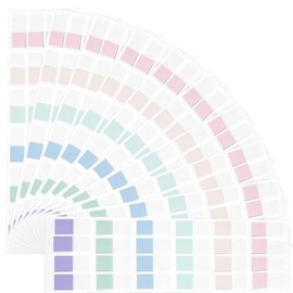 Juasky 720Pcs Book Sticky Note Tabs, Morandi Page Flags, 6 Colors Annotation Markers Supplies, Translucent Color Index Tabs, Index Tabs for Annotating Notebooks