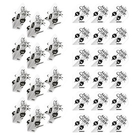 WINMAU Rock Legends Dart Flights - 10 Sets Per Pack (Total 30 Dart Flights) Available in Varying Designs (Alice Cooper, Eyes)