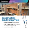 Sandbaggy 9" x 4 ¾" Standard Snap Ties For Concrete