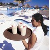 Cambro (Cambro) Round Non-Slip Tray (Brown)