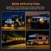 2PCS 6.5 Inch Oval LED Side Marker Lights 24 LED