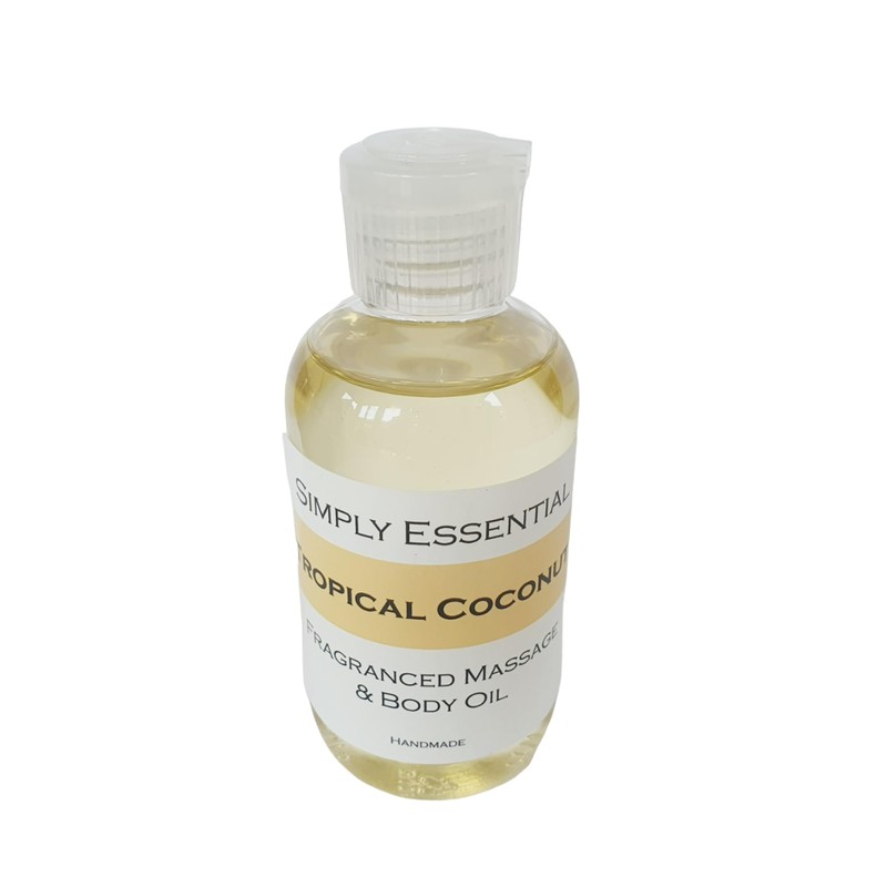 Simply Essential Tropical Coconut Body Massage Oil 100ml