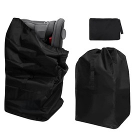 YouthLoxus Car Seat Travel Bag, (86cm/43cm) Baby Car Seat Bag for Airplane Gate Check in & Identification, Waterproof Materials Effectively Prevent Pollution, Baby Plane Travel Essentials(Black)
