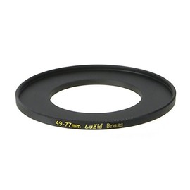 LUŽID X2 Brass 49mm to 77mm Step Up Filter Ring Adapter 49 77 Luzid