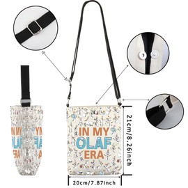 JTOUK In My Olaf-Era Snowman Cross Body Bag Gift for Olaf Lovers, Olafera Cb Eu