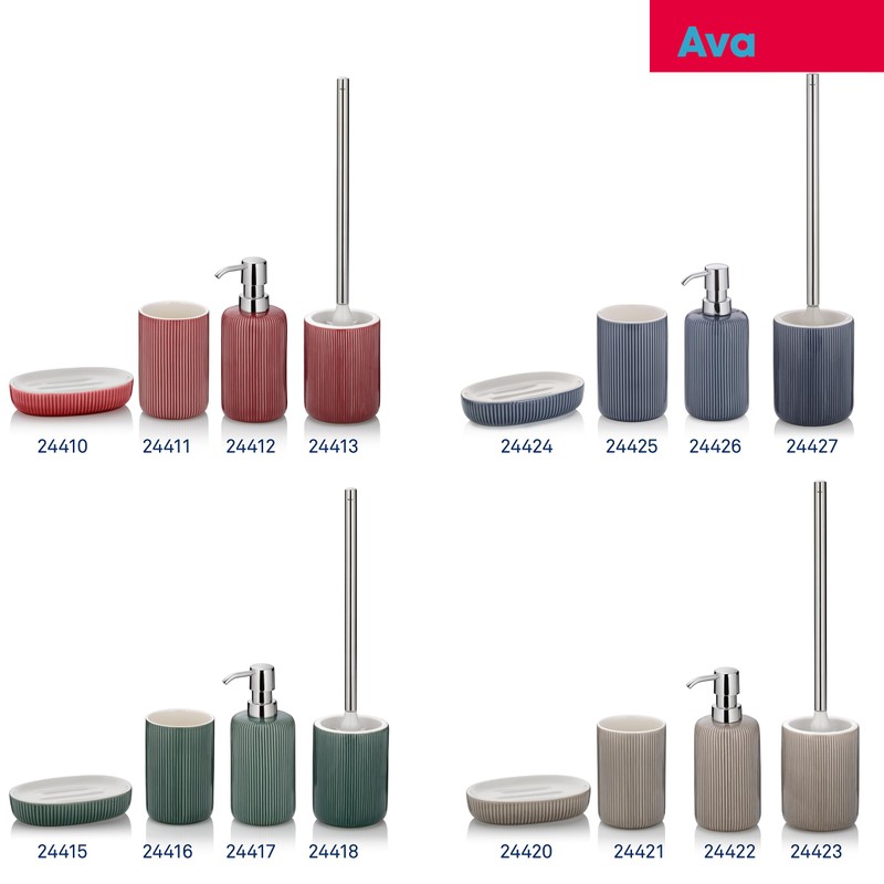 kela AVA 24423 Toilet Brush Set Diameter 10 cm Ceramic
