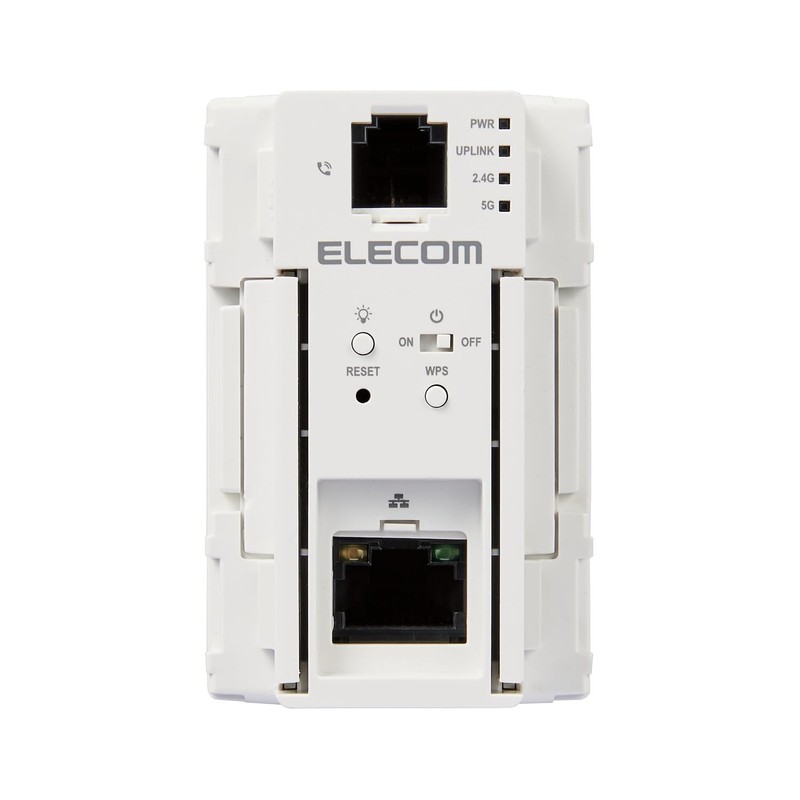 Elecom WAB-S1167IW2-AC 11ac 867+300Mbps Wireless AP Supports Corporate Multimedia Outlet