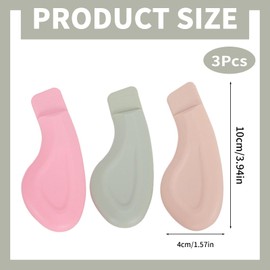 Blackhead Remover Tool 3-Pack - Stainless Steel Facial Scraper with Eco-Friendly ABS Case | Deep Cleansing for Men/Women (Green, Pink, Khaki)