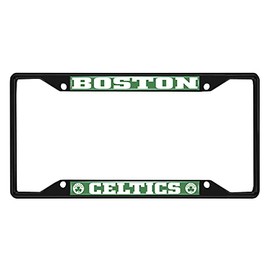 FANMATS 31326 Boston Celtics Metal License Plate Frame Black Finish