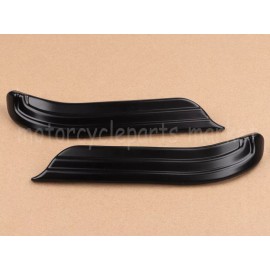 Unbranded 1 Pair Black Louvered Swingarm Covers For Harley Electra Glide Ultra Limited Low
