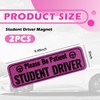 2PCS Student Driver Magnet for Car,Bright and High Reflective Student