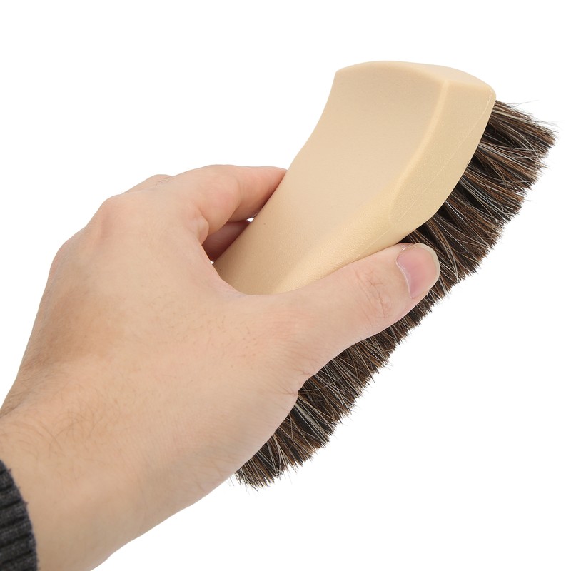 Car Wheel Tire Cleaning Brush Horsehair Interior Exterior for Leather