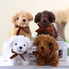 Amily, 4 Types of Plush Dogs, Keychain, Ribbon, Fluffy, Cute,
