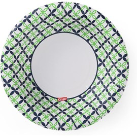 Glad Glad Round Disposable Paper Bowls with Happy Daisies Design | Soak Proof, Cut-Resistant, Microwaveable Heavy Duty Disposable Bowls | 16 oz, Cute Design Floral Paper Bowls, 40 Count - 6 Pack