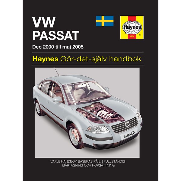 VW Passat dec (2000 - Maj 2005) Haynes Repair Manual
