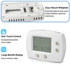 TH5110 Non-Programmable Thermostat for Home Heating and Cooling, White with