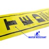 100 Per Pack Posted Yellow Private Property Sign by WristCo