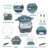 Lonchera Térmica Eléctrica Portátil Aiyinsmart Smart-403 Color Gris