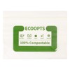 100 PCS ECOOPTS Food Storage Snack Bags 100% Compostable Ziplock