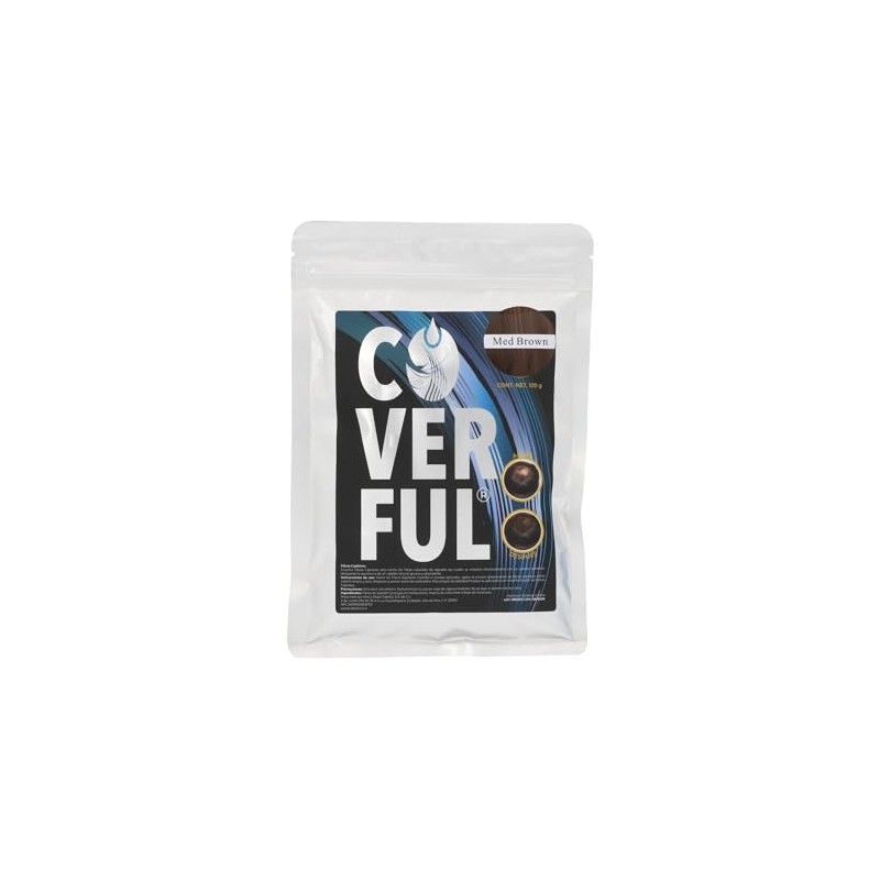 Fibra Capilar Coverful Premium 100 Gramos Para Cubrir Calvicie, Canas