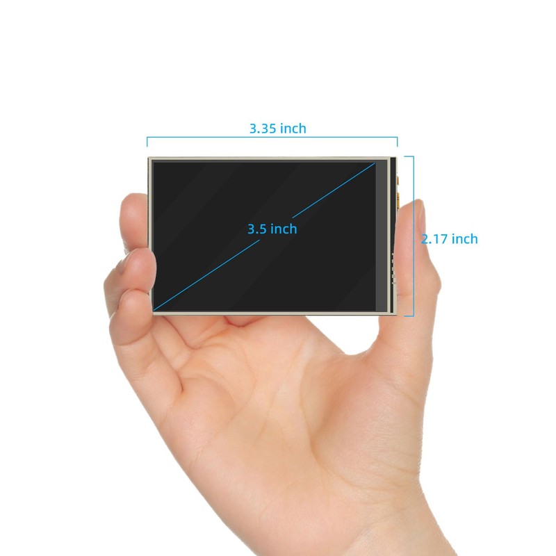 CUQI 3.5 Inch Touchscreen for Raspberry Pi 5, 480 x